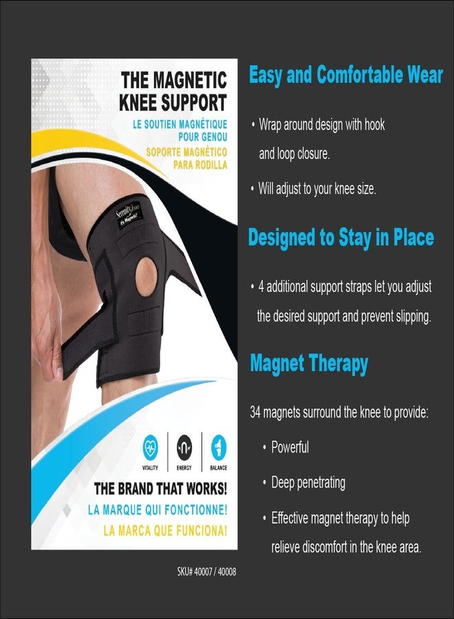 Serenity2000 Magnetic Therapy Knee Brace for Support and Pain Relief, Contains 28 Magnets (Small - up to 16") - Image 5
