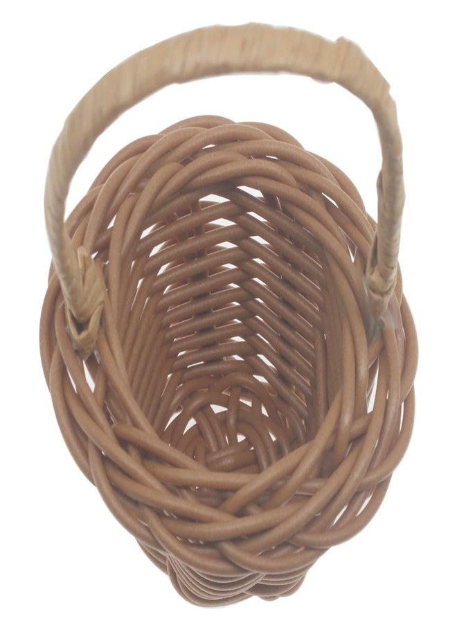 OZXNO مجموعة من 6 سلال منسوجة صغيرة من الخيزران بمقابض، مثالية لحفلات الزفاف، هدايا تذكارية، وديكورات يدوية. - Image 5