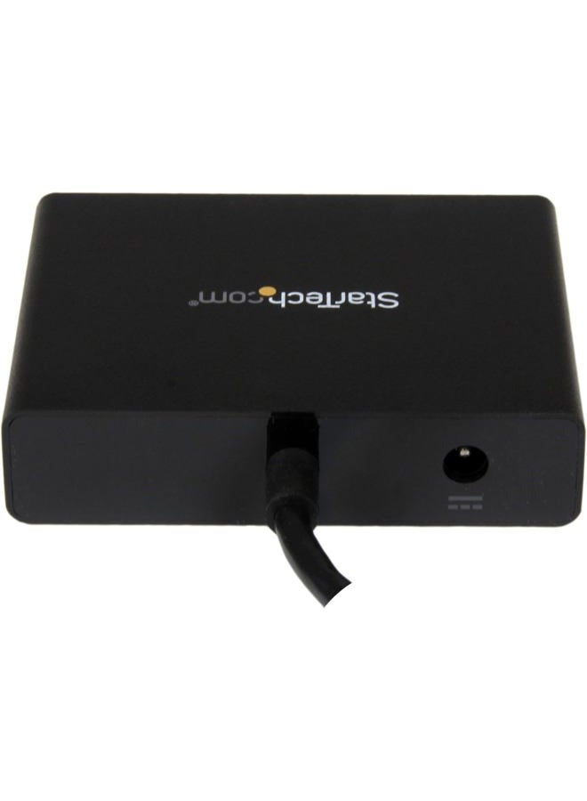 StarTech .com 3-Port DisplayPort 1.2 Splitter, DisplayPort to 3x DP Multi-Monitor Adapter, Dual 4K 30Hz and 1080p 60Hz Computer MST Hub, Windows Only (MSTDP123DP) - Image 3