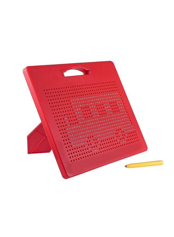 Playmags Magnetic Drawing Board Large Writing Tablet For Kids & Toddlers Magnet Beads W/Drawing Stylus (12" X 10") Stem Educational Activities For Boys & Girls Ages 4 8 - Image 4