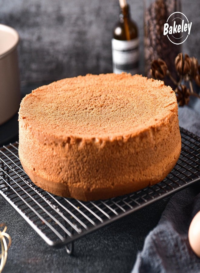 Bakeley Round Cake Pan, Nonstick 8-Inch with Removable Loose Bottom Chiffon Bakeware (Champagne Gold) - Image 4