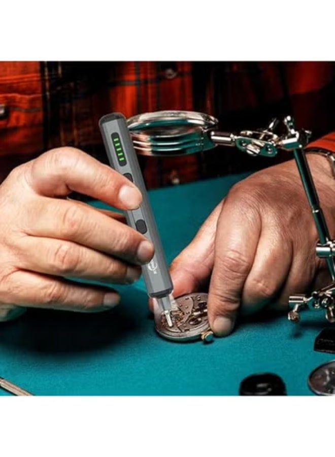 68-in-1 Cordless Electric Screwdriver – Precision Repair Tool with 64 Magnetic Bits, 5 Torque Modes & LED Lights – Ideal for Phone, Laptop & Electronics - Image 5