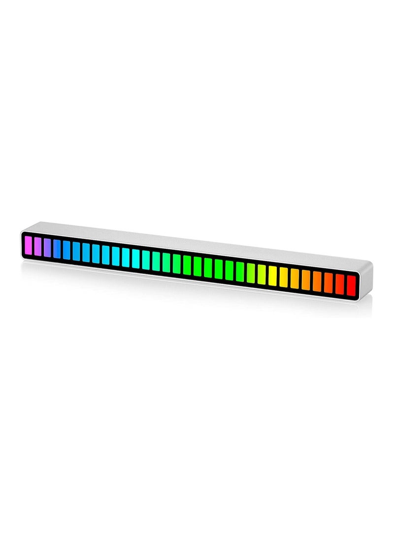Led RGB Sound Control Lights, 2 Pack, Rechargeable LED Ambient Lights, Voice-Activated Rhythm Pickup, Colorful Music Sync, Car Laptop Party Outdoor Gaming Bistro  - Image 3