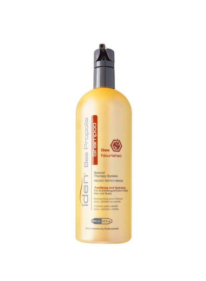 Bee Propolis Bee Nourished Shampoo For Damaged & Colortreated Hair Quinoa Protein & Sweet Almond Oil 32 Fl.Oz