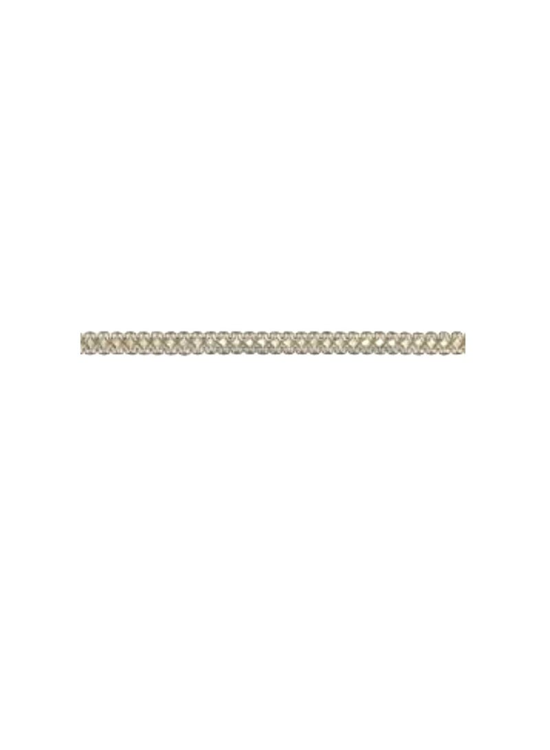 Cross Fine Cross Stitch Gimp Trim 3/4in Gold/White - Image 1