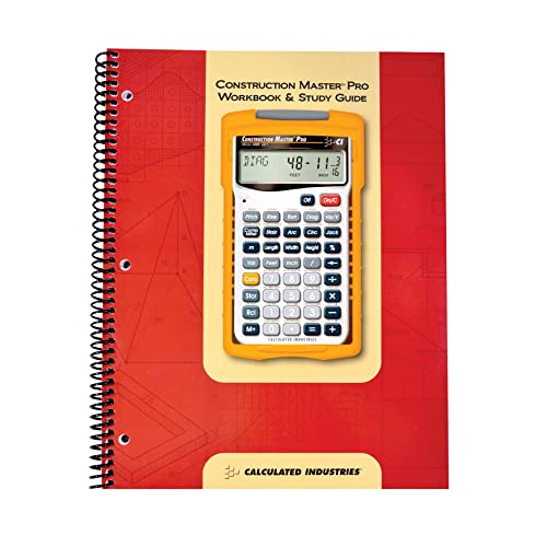 Calculated Industries 2140 Construction Master Pro Workbook and Study Guide | 4 Comprehensive Sections | Site Development | Footings, Slabs, Walls | Framing | Finishing |Practice Problems, Answers - Image 2