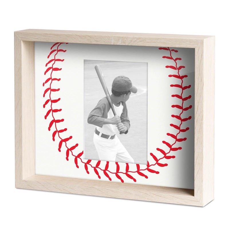 ChalkTalkSPORTS Premier Baseball Photo Frame  Baseball Stitches