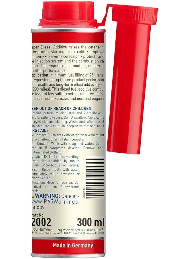 LIQUI MOLY مادة مضافة لمحرك الديزل السوبر 2002 من ليكيمولي، 300 مل  - Image 2