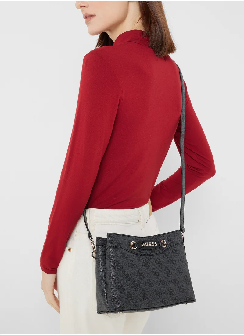 جس Emera Logo Detailed Crossbody