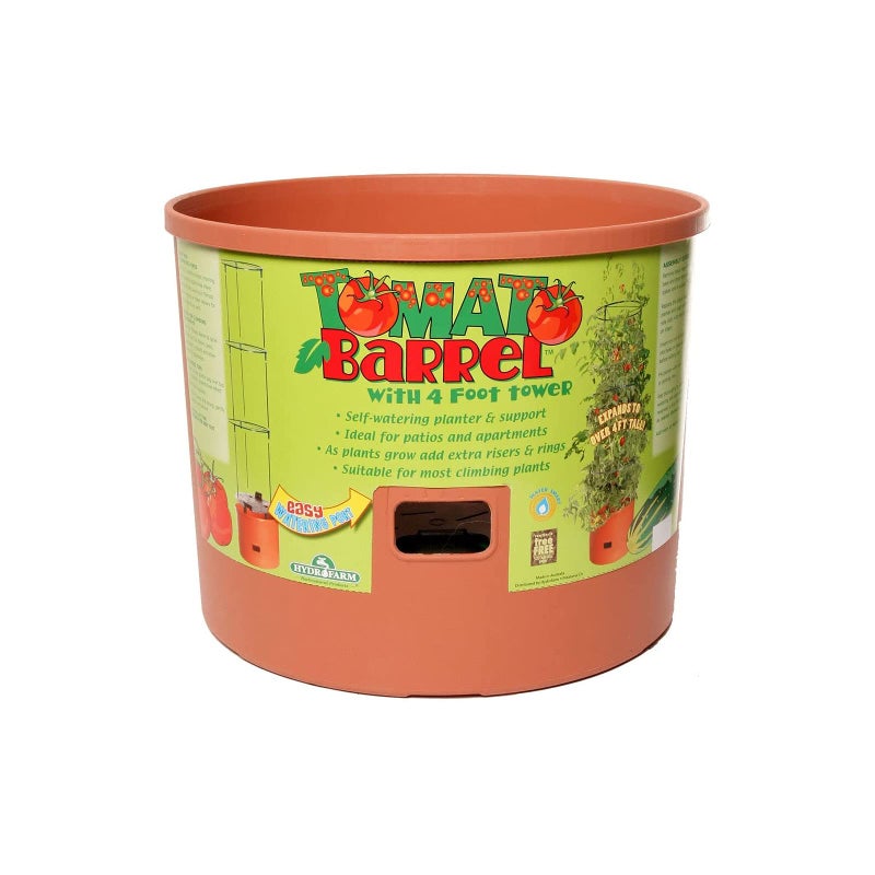 Hydrofarm GCTB2 Heavy Duty Tomato Barrel with 4' Tower, Green - Image 3