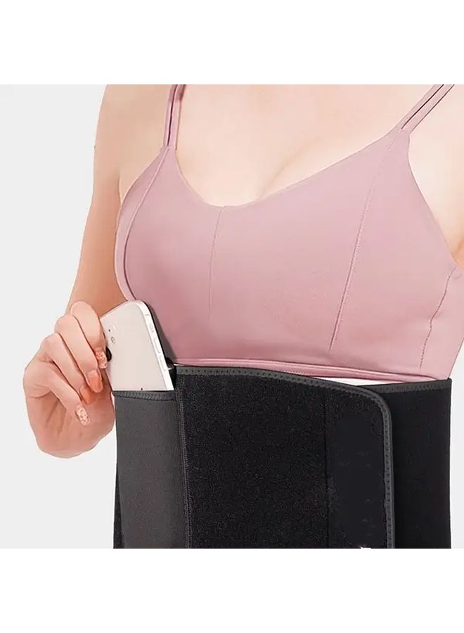 Grey Fitness Belt Core Trainer Posture Corrector For Gym Running Weightlifting - Image 4