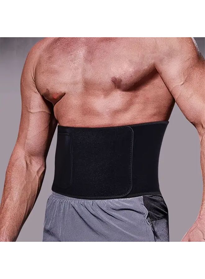 Grey Fitness Belt Core Trainer Posture Corrector For Gym Running Weightlifting - Image 1