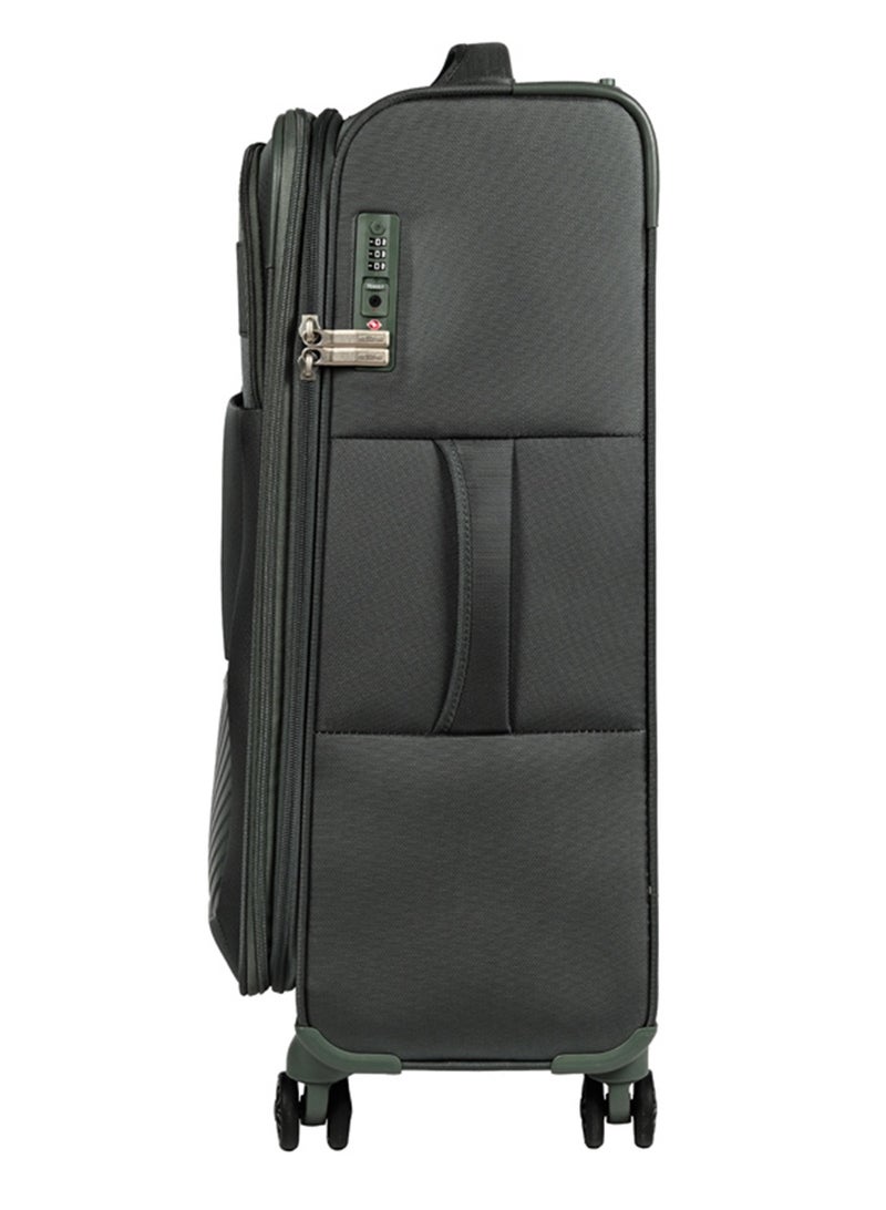 AMERICAN TOURISTER ماجوريس + حقيبة سفر، حجم تسجيل 70 سم / 26 بوصة، 4 عجلات دوارة، قمة ناعمة، 100% بوليستر، أخضر بلسم | قفل تركيبي TSA | قابلة للتوسيع - ضمان دولي لمدة 3 سنوات - Image 2