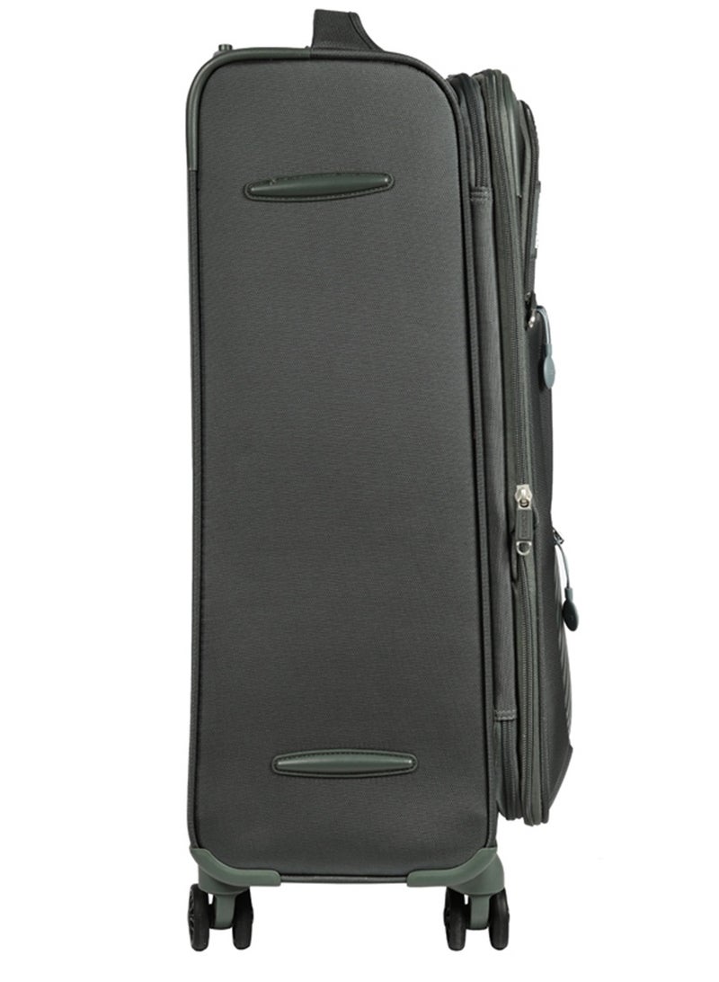 AMERICAN TOURISTER ماجوريس + حقيبة سفر، حجم تسجيل 70 سم / 26 بوصة، 4 عجلات دوارة، قمة ناعمة، 100% بوليستر، أخضر بلسم | قفل تركيبي TSA | قابلة للتوسيع - ضمان دولي لمدة 3 سنوات - Image 3