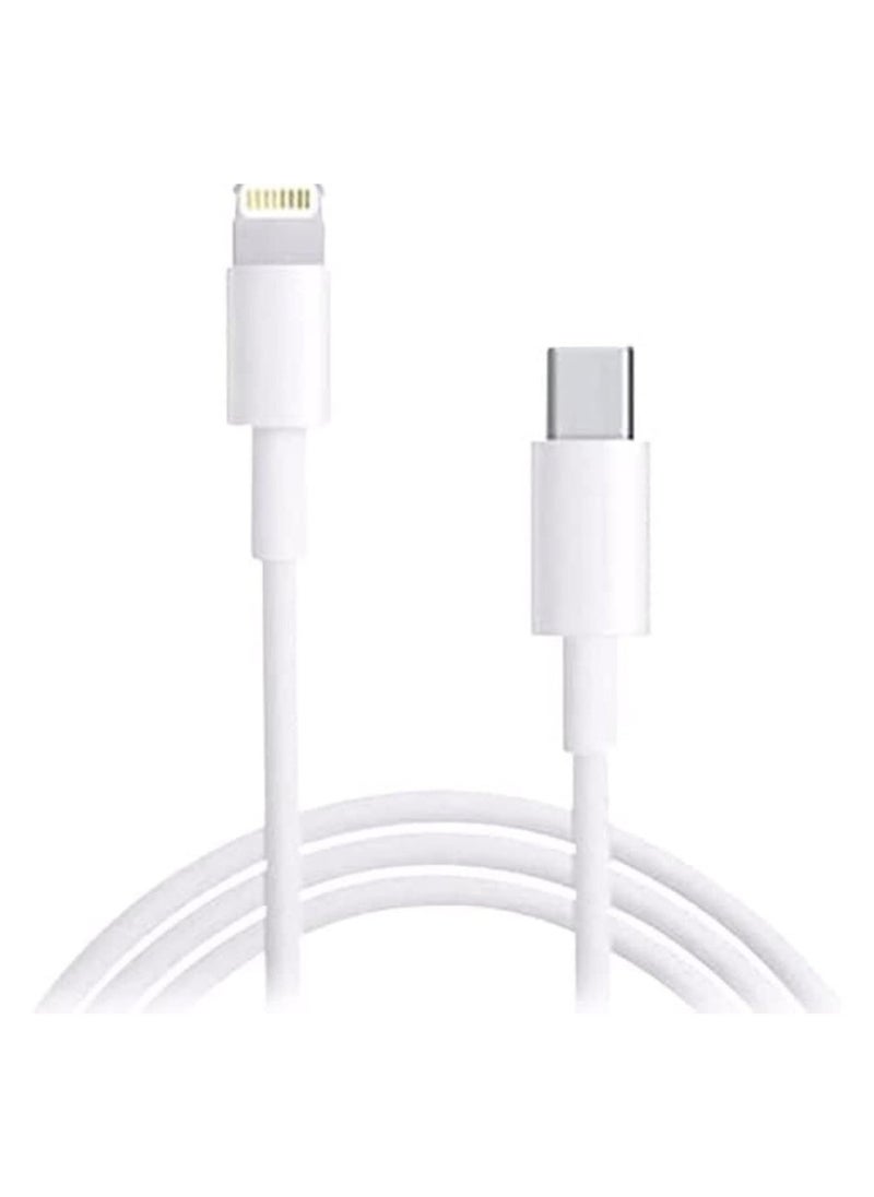 BGM - 20-W Apple Charger Uk Plug Type C Adapter With 1m Iphone Fast Charging Cable Universal Travel Adapter Usb-c Plug Compatible For All Iphone Device 14/13/12/11 Pro And Pro Max / 8 Plus/X Max/Etc - Image 1