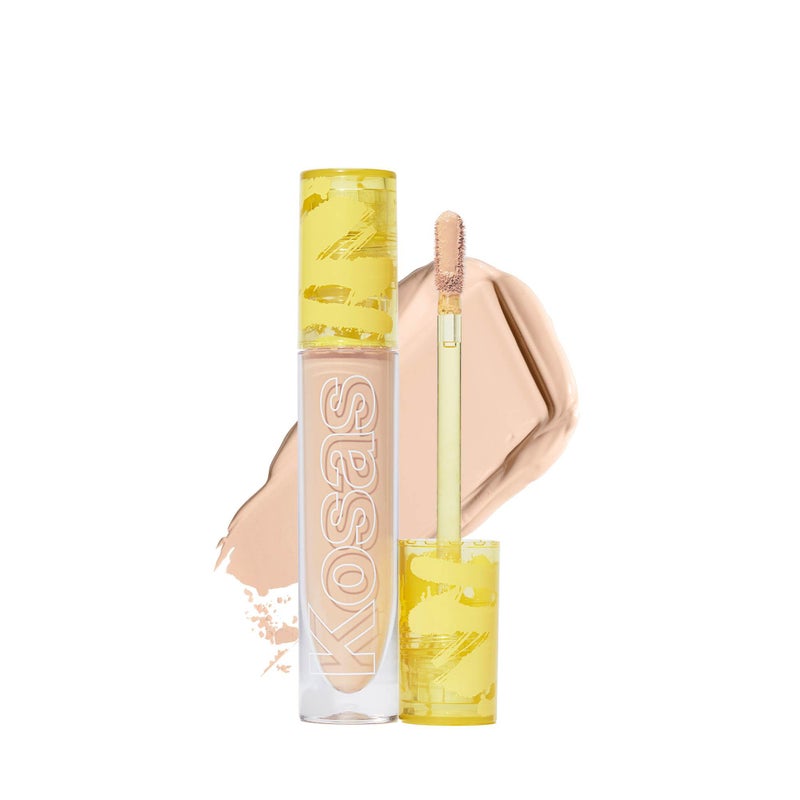 Kosas Revealer Concealer  Medium Coverage Makeup with Hyaluronic Acid Conceals Dark Circles Under Eyes Dark Spots and Blemishes  Brightens Hydrates LongLasting  VeganTone 35 W