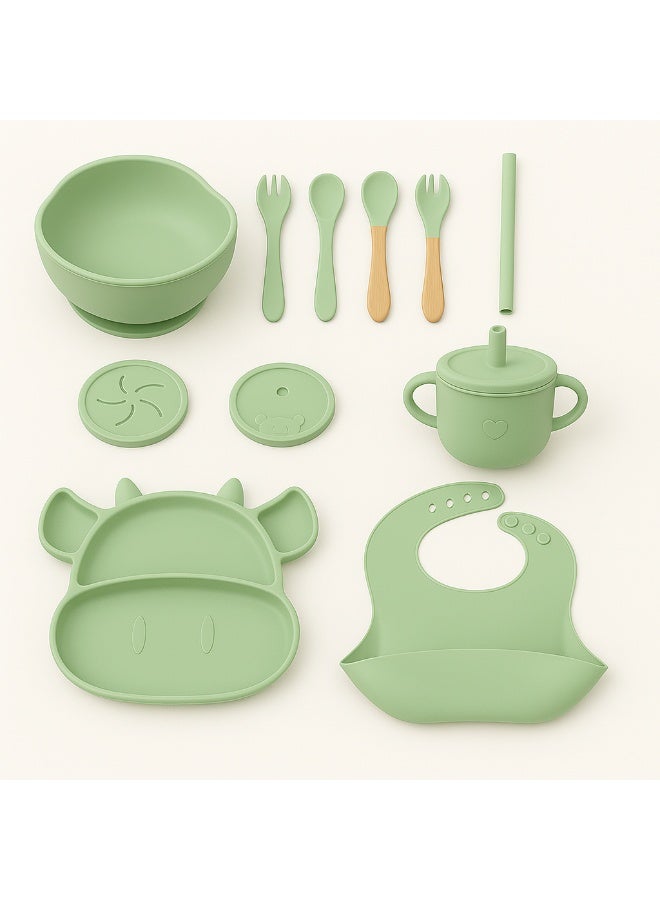 شيكو مجموعة تغذية الأطفال من شيكو: 11 قطعة من السيليكون الآمن - Image 1