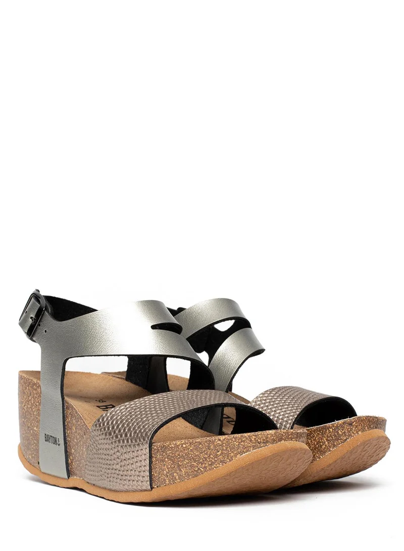 Ibiza Strappy Mid Heel Wedges