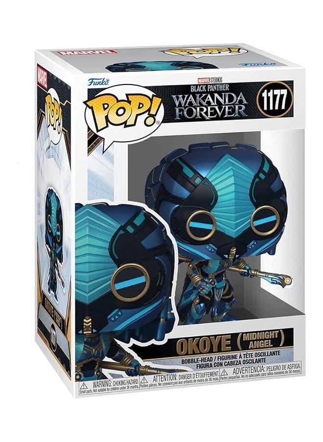 Funko Funko Pop! Marvel: Black Panther Wakanda Forever S2 - Okoye Midnight Angel Vinyl Figure  - Image 3