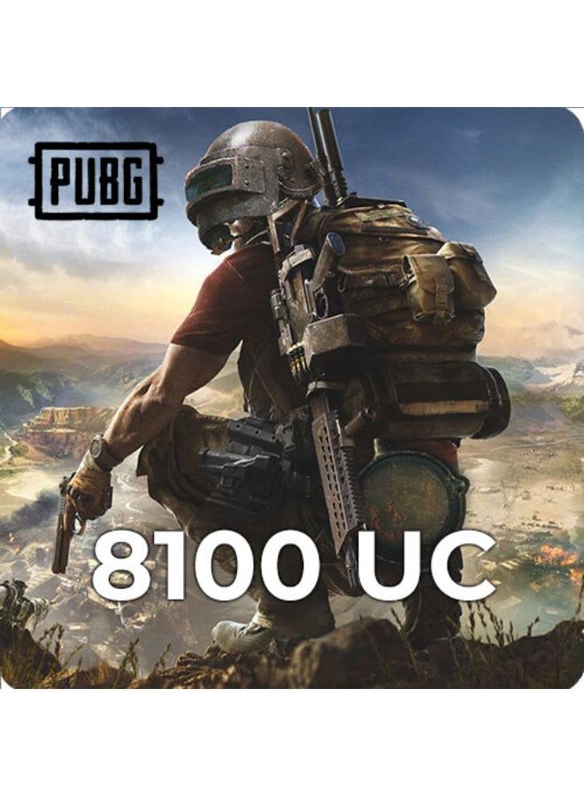Global PUBG Mobile Digital Code Gift Card - 8100 UC
