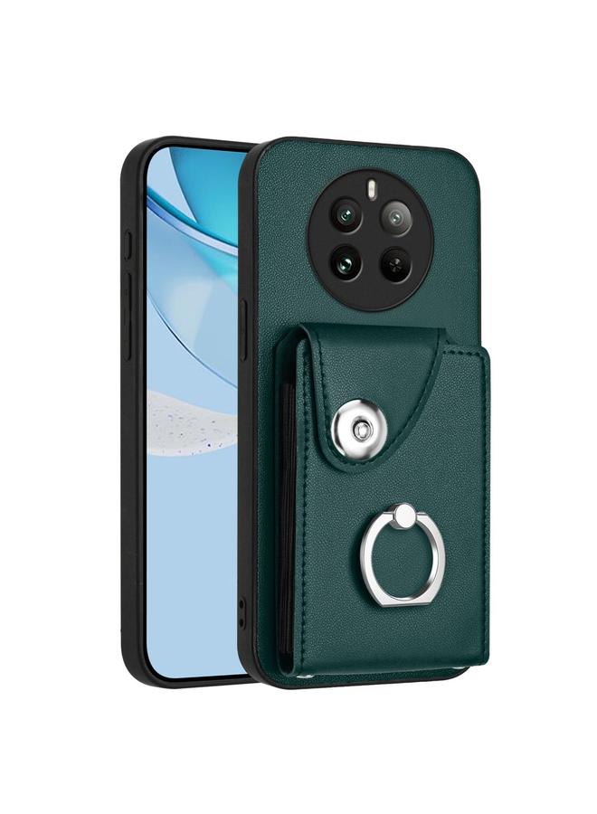 The Bros حافظة لهاتف Realme P1 Pro 5G الهندية مع حقيبة بطاقات تنظيمية وحامل حلقة