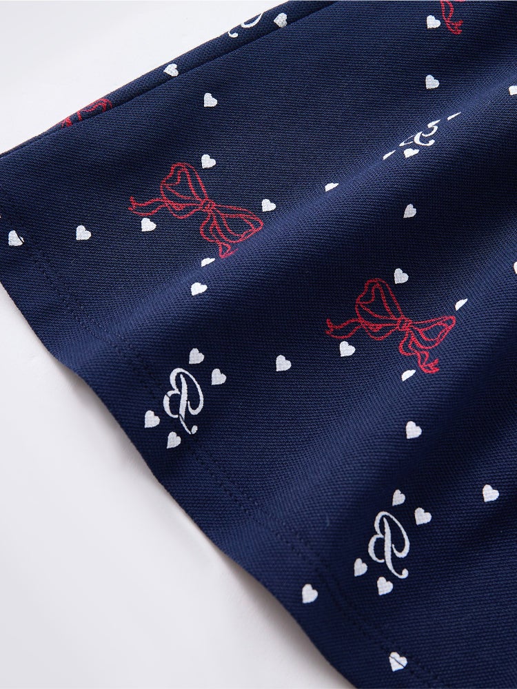 بالابالا تنورة قصيرة بطبعات كاملة وخصر مطاطي للبنات - Image 5