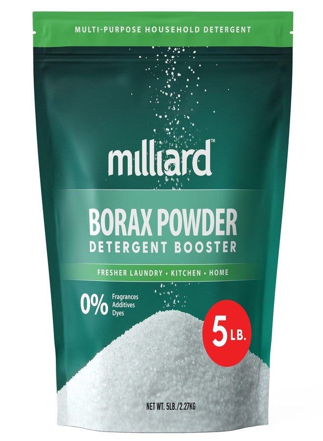 Milliard Borax Laundry Booster, Pure Multi Purpose Cleaner - Detergent Powder (5 lb) - Image 1