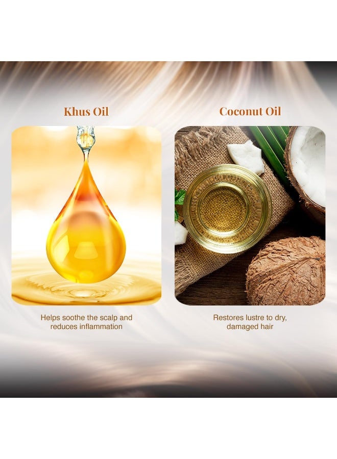 VLCC Hair Fall Control Shampoo - B1G1-350ml X 2 (700ml) | Stronger, Thicker Hair. Helps Control Hair Fall | Hair Fall Shampoo | Improved Scalp Health with Khus & Coconut Oil. - Image 3