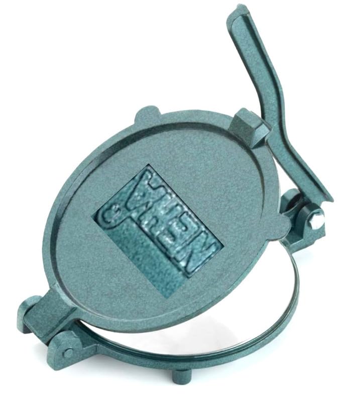 Neha NEHA Roti Maker PressHeavy Duty Cast Iron with SS Plates Heavy Duty Perfect Cast Iron Manual Khakhra Papad Pathiri Dough PressPuri MakerEmpanadas Kitchen Utensil Machine  - Image 2