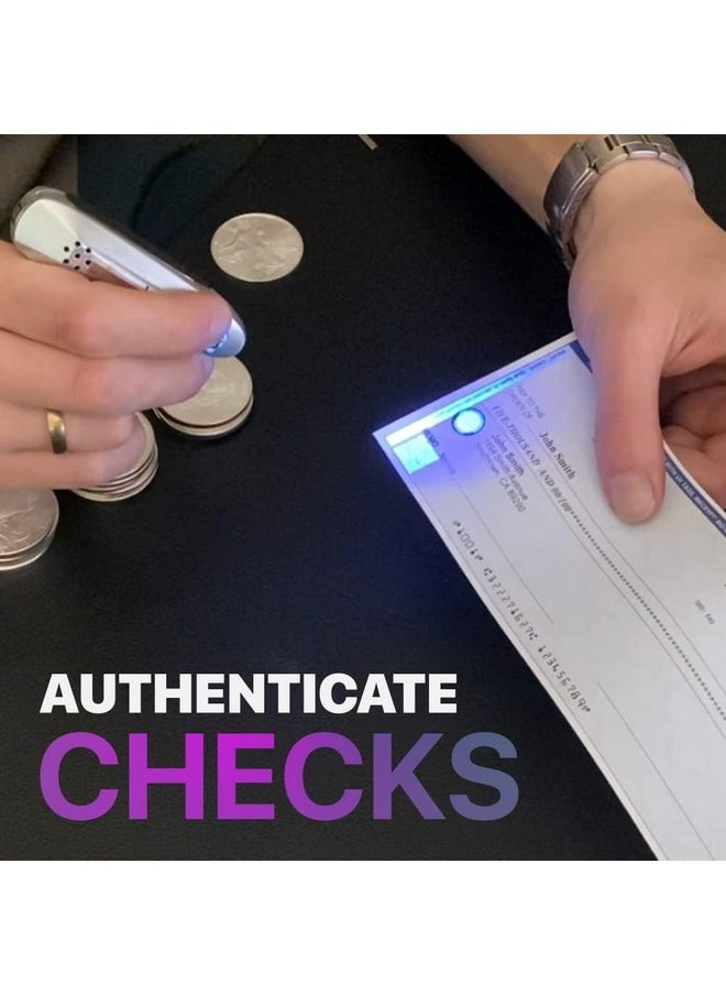 VersaCheck Gtms1226 Gotest Check Compliance Tester And Counterfeit Detector For Checks Currency And Id'S Blue  - Image 3