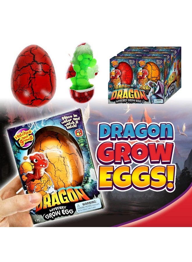 Ja-Ru JA-RU Giant Hatching & Growing Dragon Eggs (1 Egg Assorted) Mystery Surprise Dinosaur Toys for Kids. Water Growing Toys. Easter Basket Birthday Party Stocking Stuffer. 4604-1A - Image 4