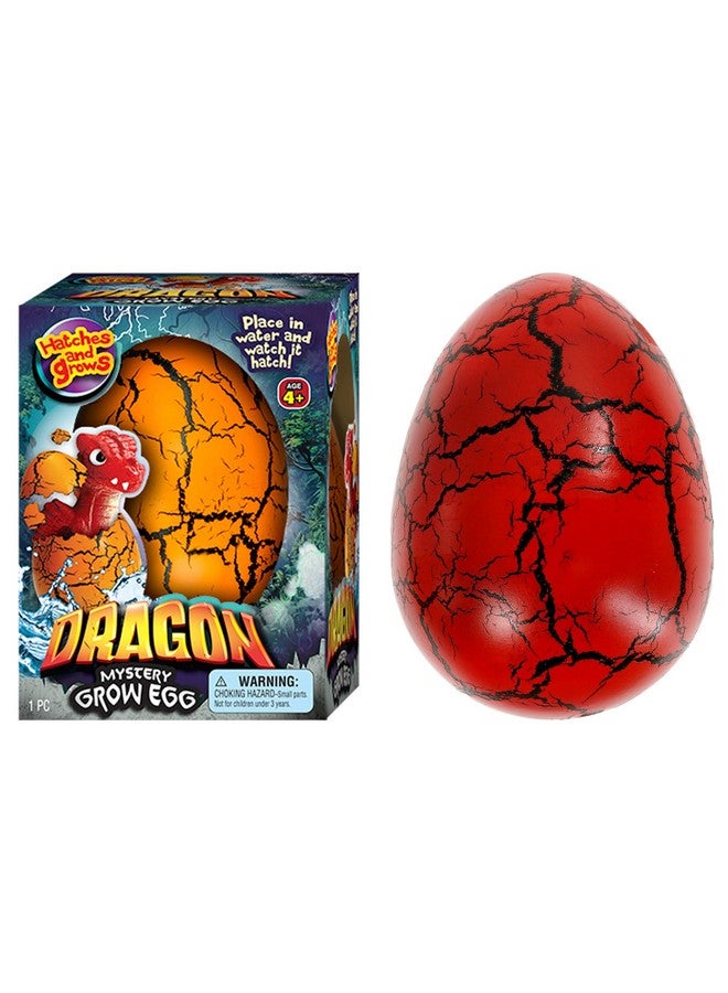 Ja-Ru JA-RU Giant Hatching & Growing Dragon Eggs (1 Egg Assorted) Mystery Surprise Dinosaur Toys for Kids. Water Growing Toys. Easter Basket Birthday Party Stocking Stuffer. 4604-1A - Image 1