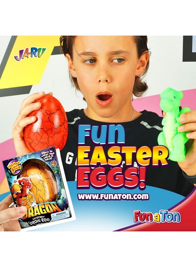 Ja-Ru JA-RU Giant Hatching & Growing Dragon Eggs (1 Egg Assorted) Mystery Surprise Dinosaur Toys for Kids. Water Growing Toys. Easter Basket Birthday Party Stocking Stuffer. 4604-1A - Image 5