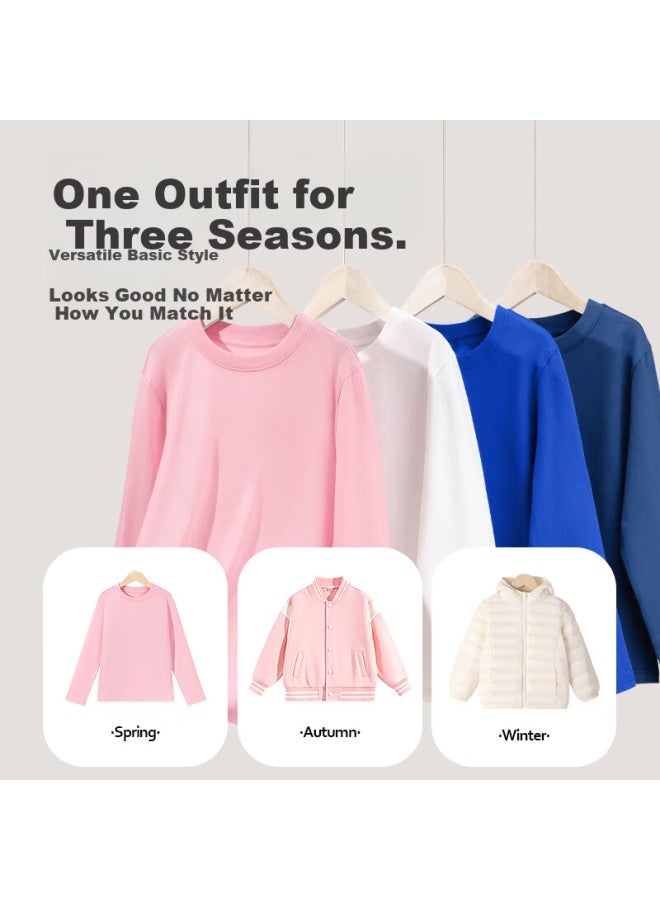 Pepco Girls' Long-sleeve T-shirt, Children's Spring And Autumn Style New Collection, Trendy Pullover For Girls, Lightweight Spring Top For Kids - Image 3