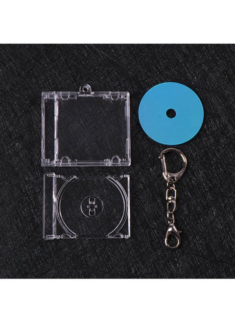 1 قطعة NFC وظيفية CD القرص مفتاح سلسلة حافظة CD صغيرة سلسلة المفاتيح الطرفية التذكارية الألبوم مفتاح حامل DIY بها بنفسك حقيبة الظهر قلادة-اللون: A3-No NFC