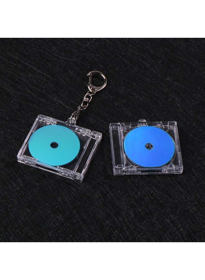 ماركة غير محددة - 1 قطعة NFC وظيفية CD القرص مفتاح سلسلة حافظة CD صغيرة سلسلة المفاتيح الطرفية التذكارية الألبوم مفتاح حامل DIY بها بنفسك حقيبة الظهر قلادة-اللون: A3-No NFC - Image 1