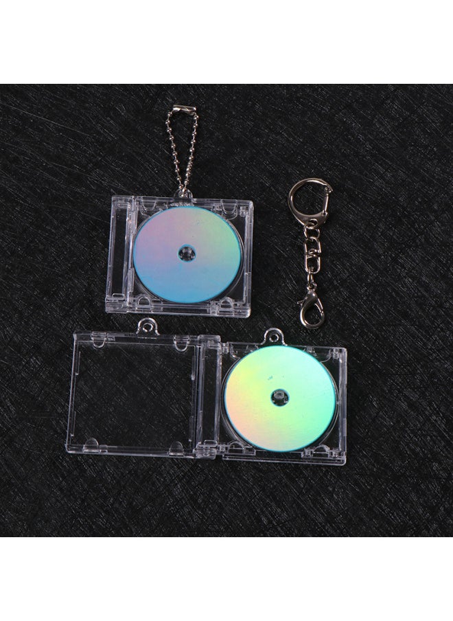 ماركة غير محددة - 1 قطعة NFC وظيفية CD القرص مفتاح سلسلة حافظة CD صغيرة سلسلة المفاتيح الطرفية التذكارية الألبوم مفتاح حامل DIY بها بنفسك حقيبة الظهر قلادة-اللون: A3-No NFC - Image 1