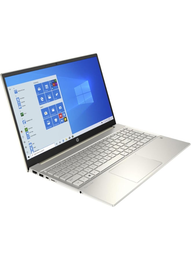 HP (Upgraded Version) Pavilion Laptop With 15.6-Inch Display, Intel Core i5-1135G7 Processor/8GB RAM/512GB SSD/Intel Iris Graphics/Windows 10 Home  Lunar English Lunar Gold - Image 3