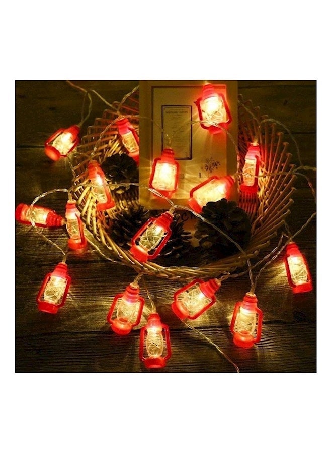 NIBEMINENT 20 Led Retro Novelty String Lights Red - Image 5