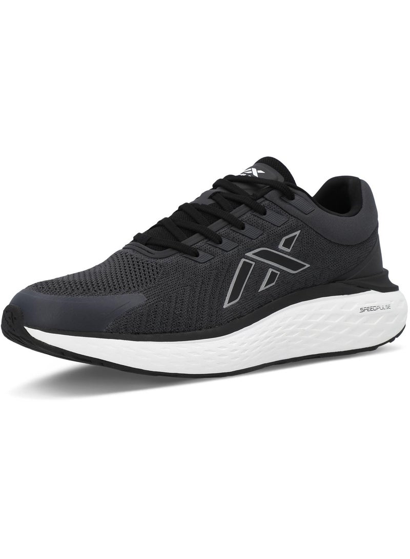 Athlex Men's Running Shoes PURE M Dark Grey Lightweight, Breathable Mesh, High-Performance Cushioning, Ideal for Neutral Pronation, Comfortable Running Footwear - Image 1