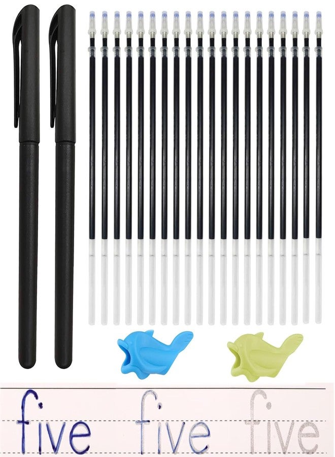 PEOCEFOY Magic Pens & Refills for Grooved Handwriting Workbooks,Disappearing Ink Pens for Handwriting Book,Magic Ink Pen for Grooved Handwriting Practice for Kids or Grooved Writing Books 3-5 - Image 1