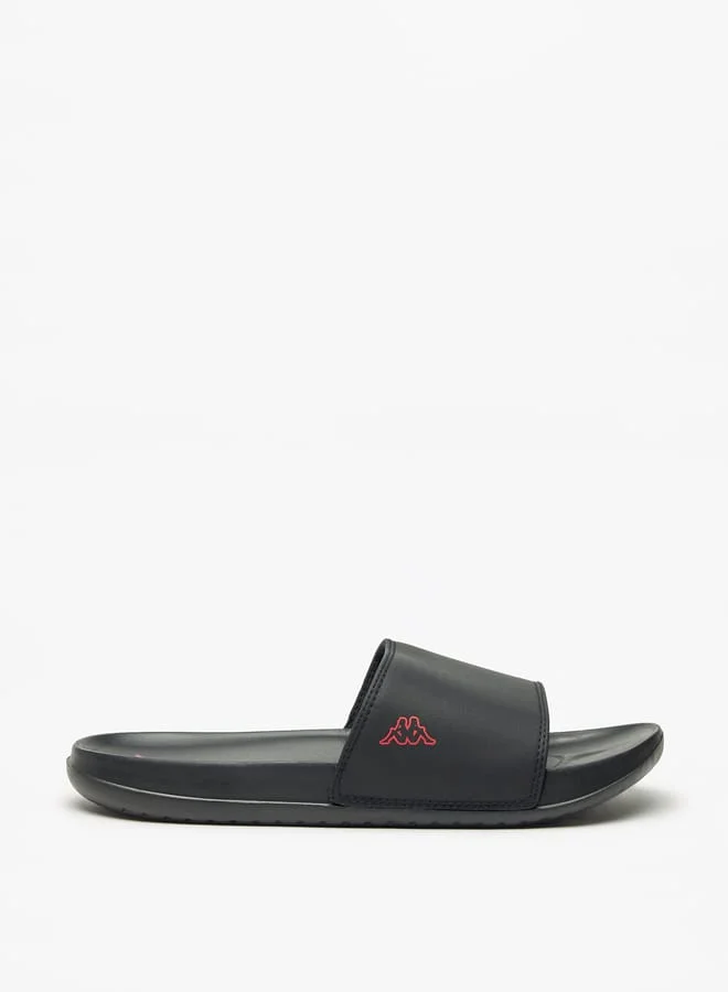 Mens Logo Detail Slides With Cushioning