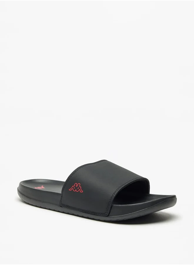 Kappa Mens Logo Detail Slides With Cushioning