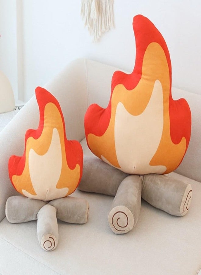 OUKEYI 10.6 inch/27cm Branch Bonfire Plush Toy,Soft Simulation fire Pile Flame Pillow,Fake Fire Firewood Plush Pillow for Outdoor Camping Room Decor Kids Pleasantly Surprised Gifts - Image 3