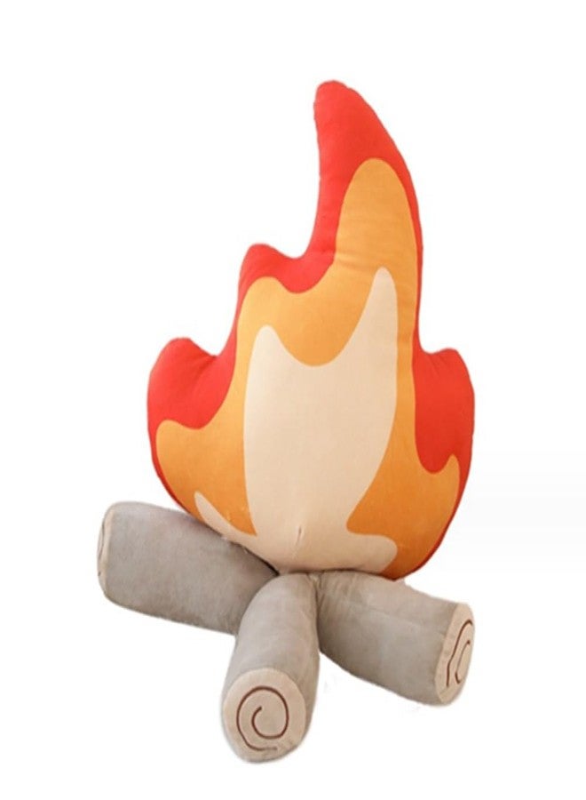 OUKEYI 10.6 inch/27cm Branch Bonfire Plush Toy,Soft Simulation fire Pile Flame Pillow,Fake Fire Firewood Plush Pillow for Outdoor Camping Room Decor Kids Pleasantly Surprised Gifts - Image 4
