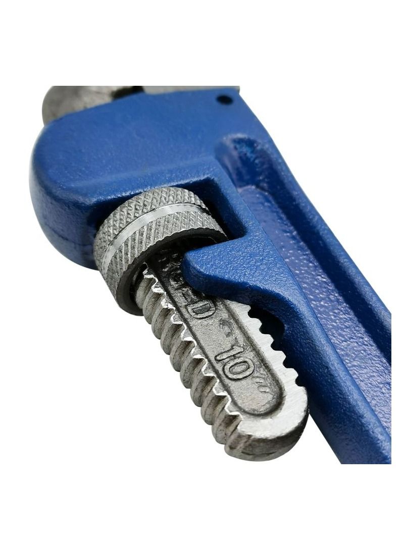 Pipe wrench heavy duty 10 forged steel head strong iron handle pipe wrench 1 Pcs - Image 4