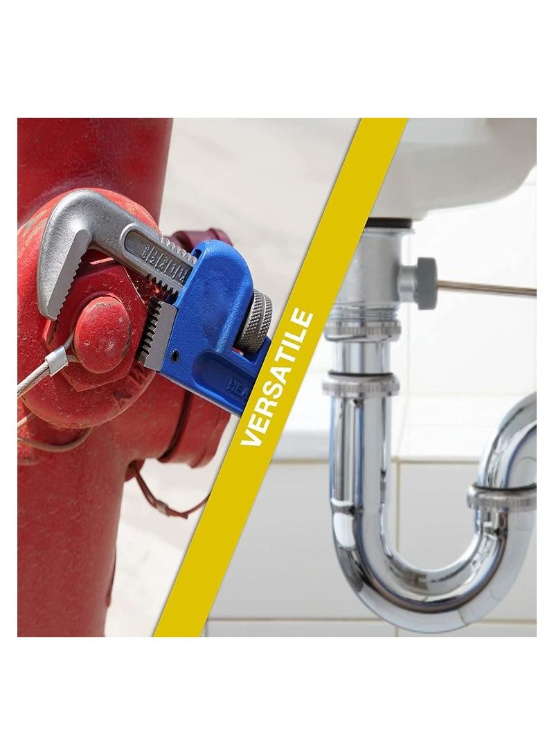 Pipe wrench heavy duty 10 forged steel head strong iron handle pipe wrench 1 Pcs - Image 5