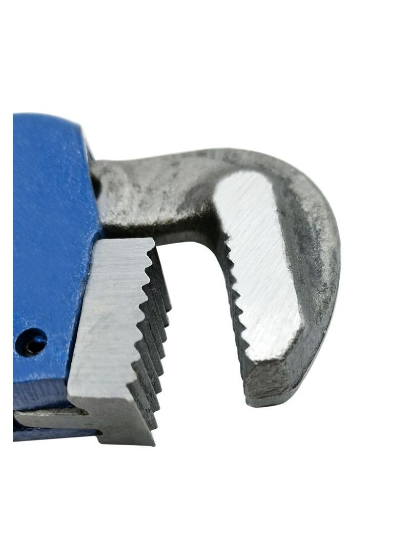 Pipe wrench heavy duty 10 forged steel head strong iron handle pipe wrench 1 Pcs - Image 2