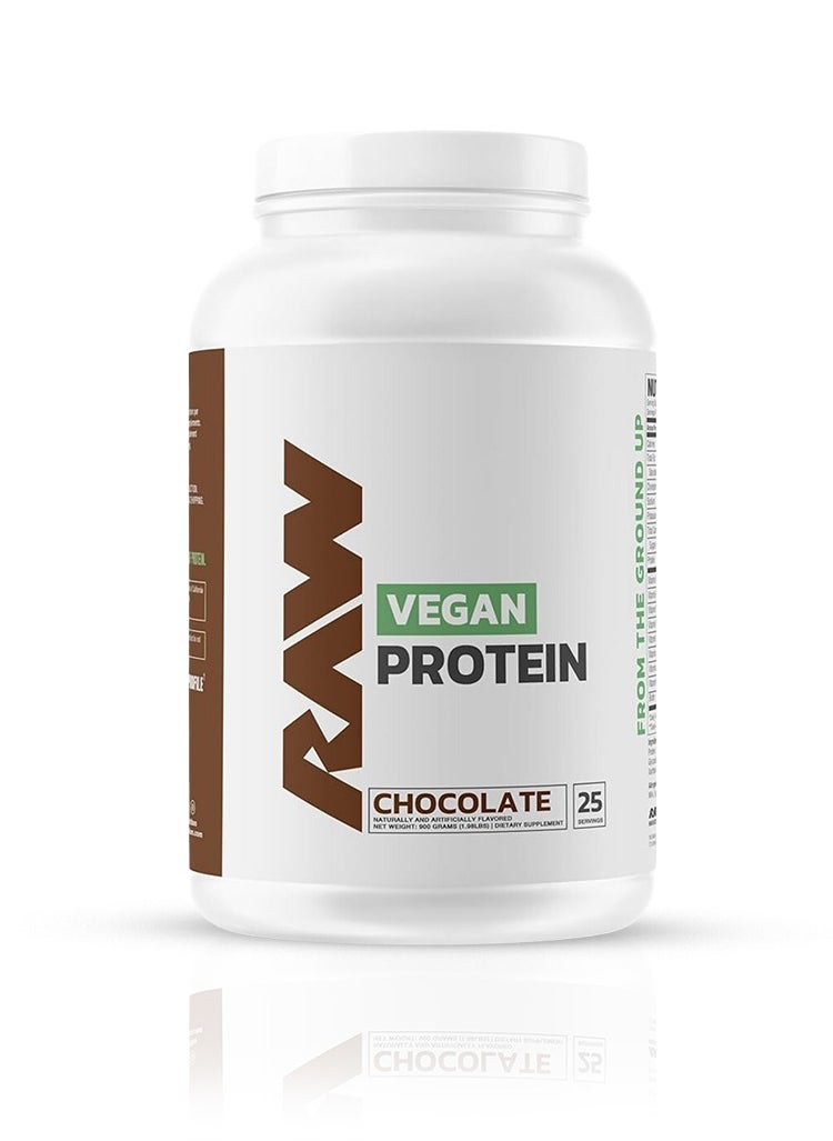 Raw Nutrition RAW Vegan Protein - Chocolate, 25 Servings  - Image 1