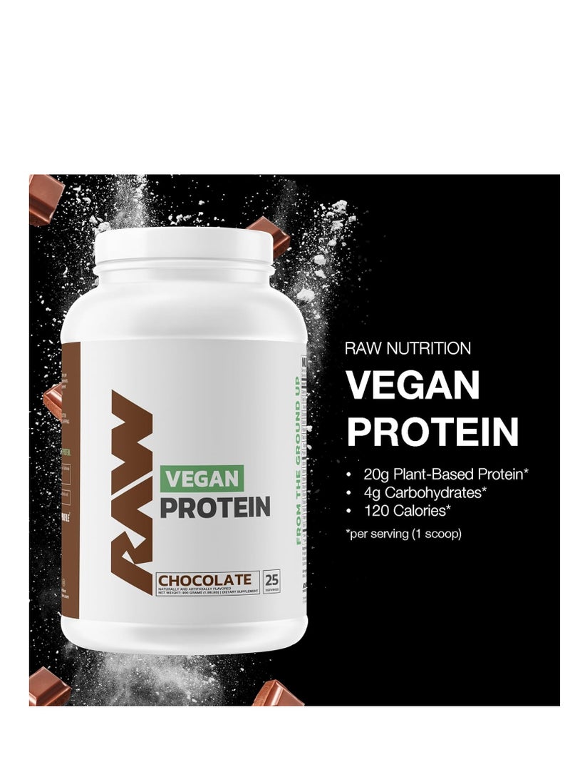 Raw Nutrition RAW Vegan Protein - Chocolate, 25 Servings  - Image 4